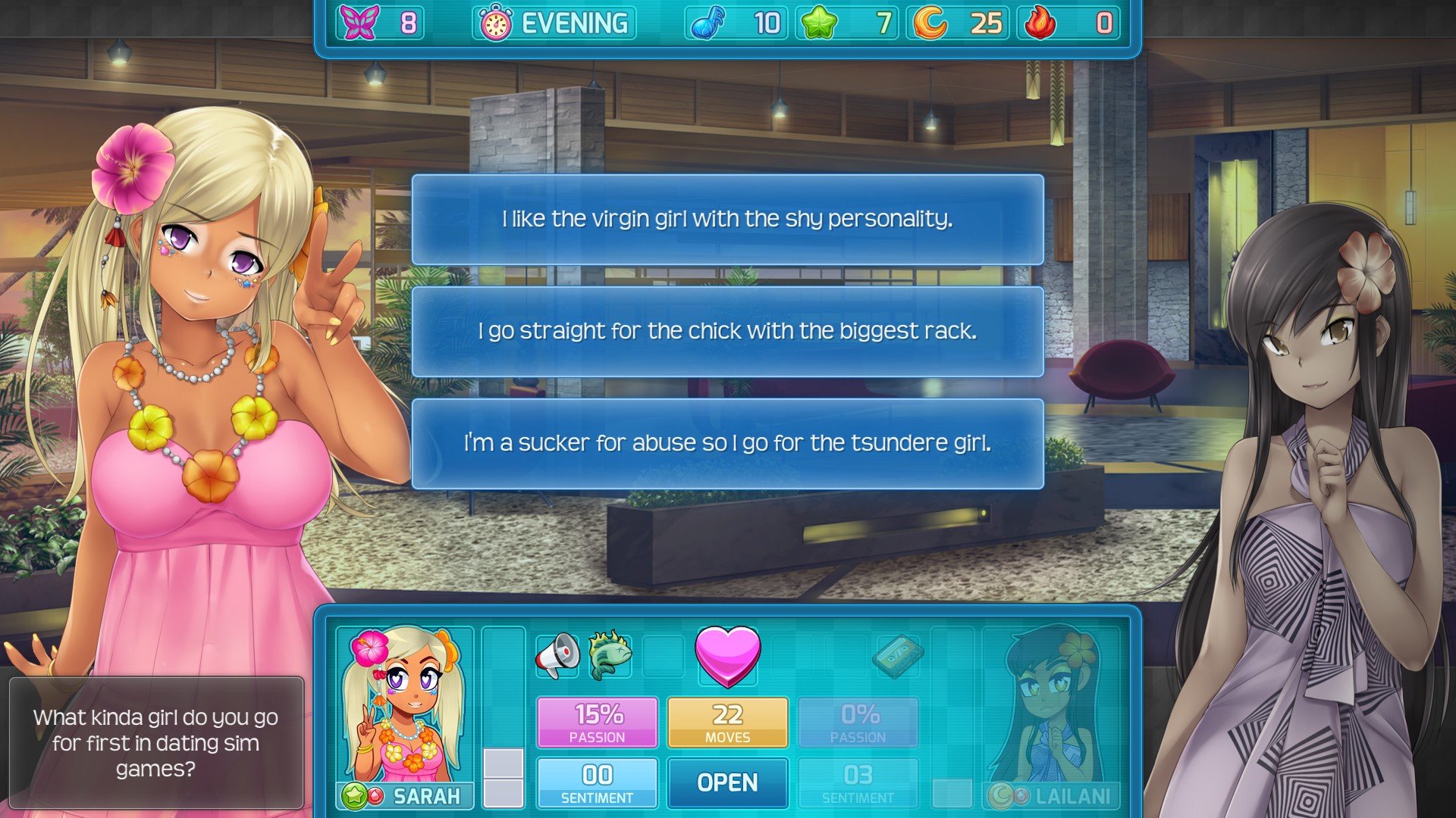 HuniePop 2: Double Date screenshot 1